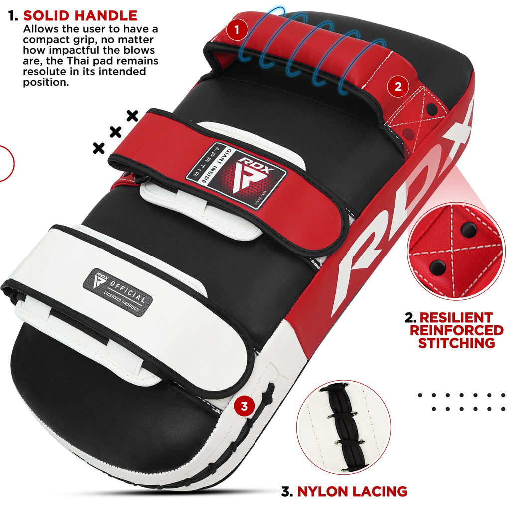 Rdx Muay Thai Pad For Training, Curved Kickboxing Kicking Strike Shield, Coaching Kick Boxing, Mma, Martial Arts, Karate, Taekwo