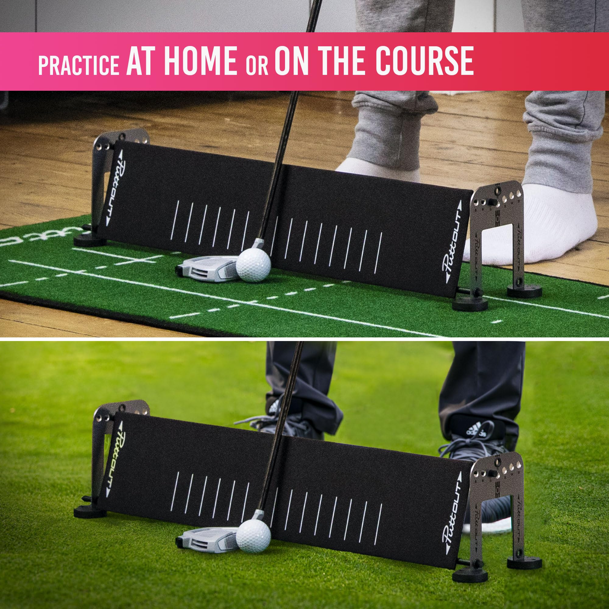 Puttout Putting Plane With Alignment Sticks And Gates