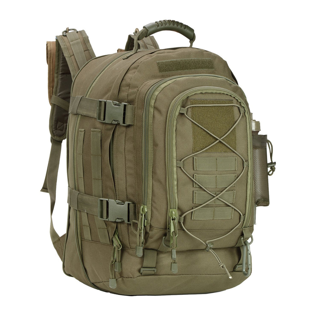 Zseararmy Large Tactical Backpack For Men Military Backpack With Diy System For Travel, Work,Camping,Hunting,Hiking,Sports (Gree