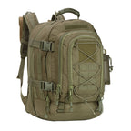 Zseararmy Large Tactical Backpack For Men Military Backpack With Diy System For Travel, Work,Camping,Hunting,Hiking,Sports (Gree