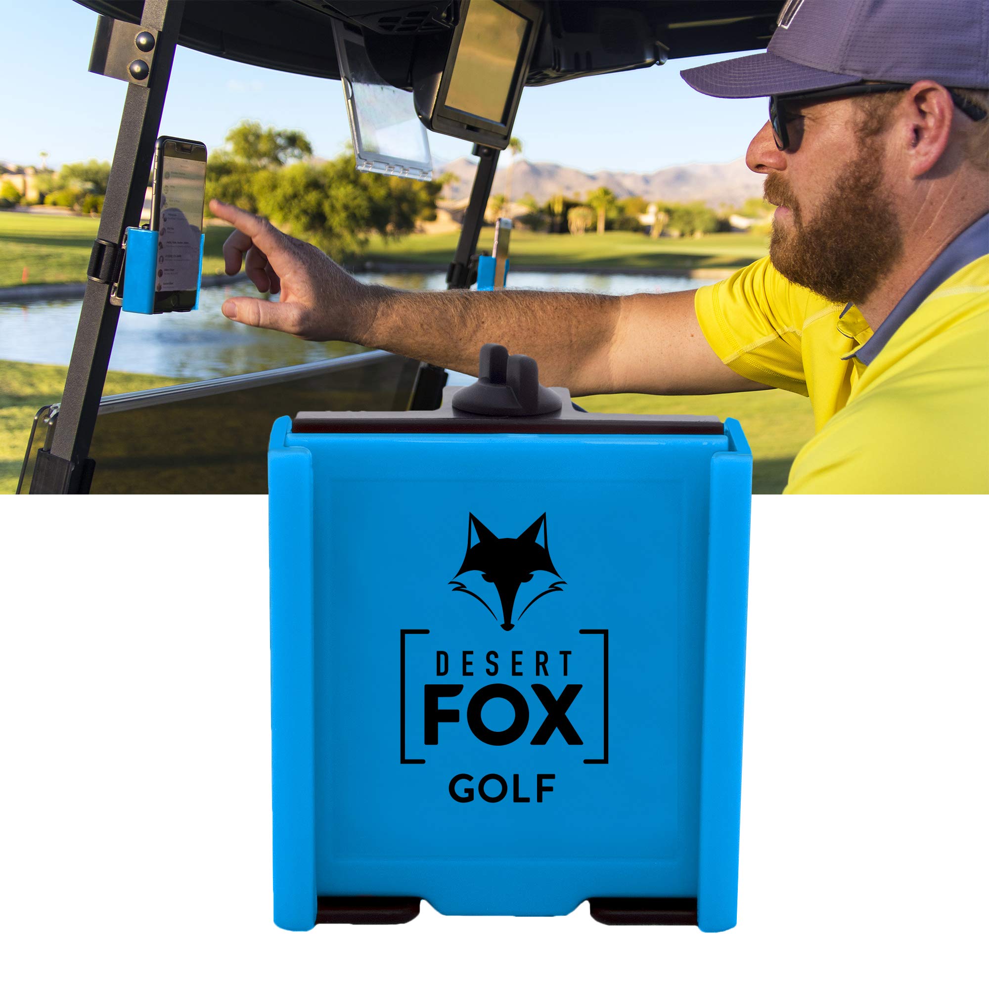Desert Fox Golf - Phone Caddy (Blue)