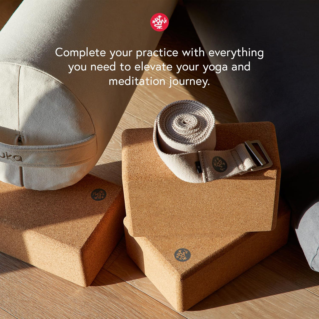 Manduka Begin Yoga Mat 68 - 5mm Cushioning | Comfortable, Lightweight & Reversible with Alignment Stripe | Budget-Friendly | 68