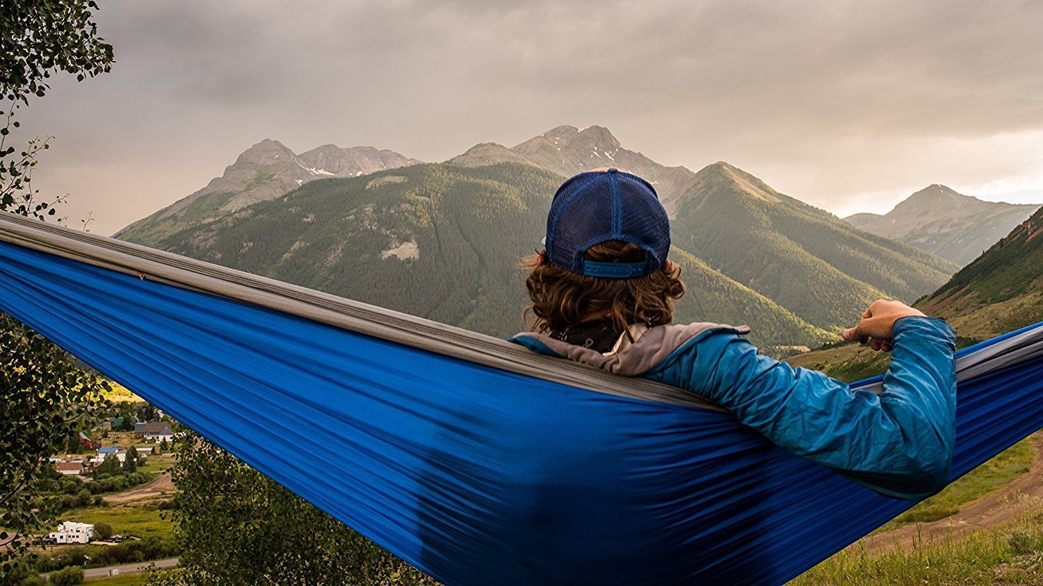 Hammocks, Easy Hanging Hammock With Tree Straps&Carabiners- Supports Up To 600 Lbs For Camping Backpacking, Hiking, Travel, Beac
