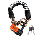 Kryptonite New York 1275 Cinch Ring Bike Chain Lock, 2.5 Feet Long Heavy Duty Anti-Theft Sold Secure Gold Bicycle Chain Lock Wit