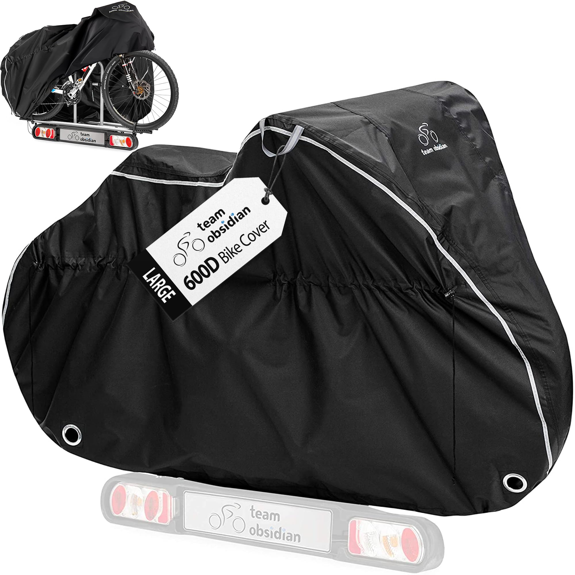 Team Obsidian: Bike Covers  Outdoor Storage Or Transportationtravel  Waterproof, Heavy Duty, 600D, 300D, Or 210D Oxford Ripstop 
