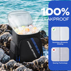 Maelstrom Backpack Cooler,36 Can Cooler Backpack,Soft Cooler Bag Insulated Leakproof,Lightweight Ice Chest Backpack,Travel Coole