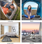 Saygogo Suv Air Mattress Camping Bed Cushion Pillow - Inflatable Thickened Car Air Bed With Air Pump Portable Sleeping Pad Mattr