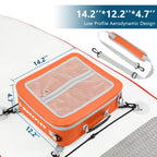 Morxplor Waterproof Pvc Paddleboard Cooler Deck Bag - 12 Can Soft Insulated Cooler For Paddleboarding, Camping, Kayaking