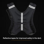 Zelus Weighted Vest, 4Lb/6Lb/8Lb/12Lb/16Lb/20Lb Weight Vest With Reflective Stripe Fo