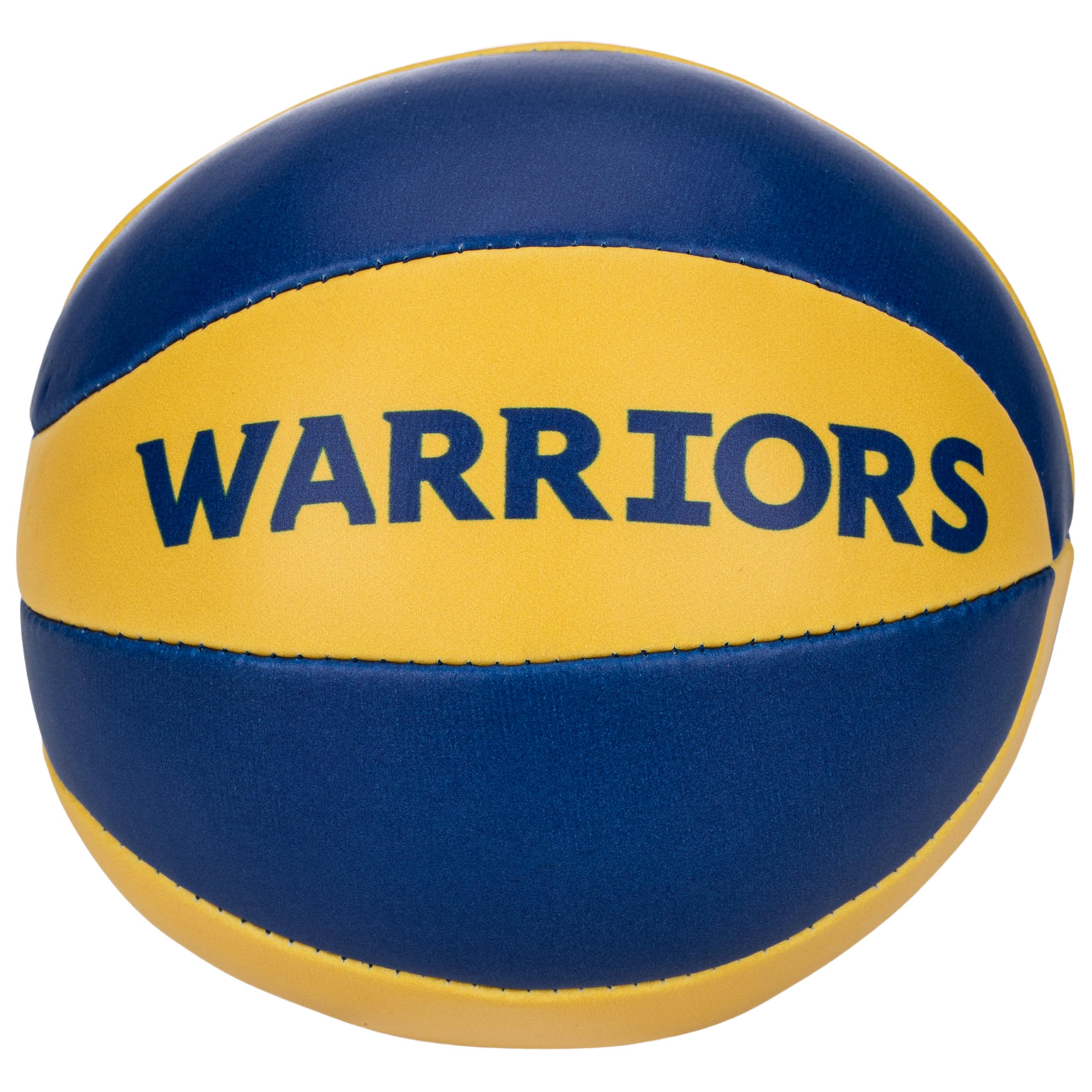 Franklin Sports Nba Golden State Warriors Toy Basketballs - 2 Pack Of Kids Soft Mini Basketballs For Over The Door + Indoor Hoop