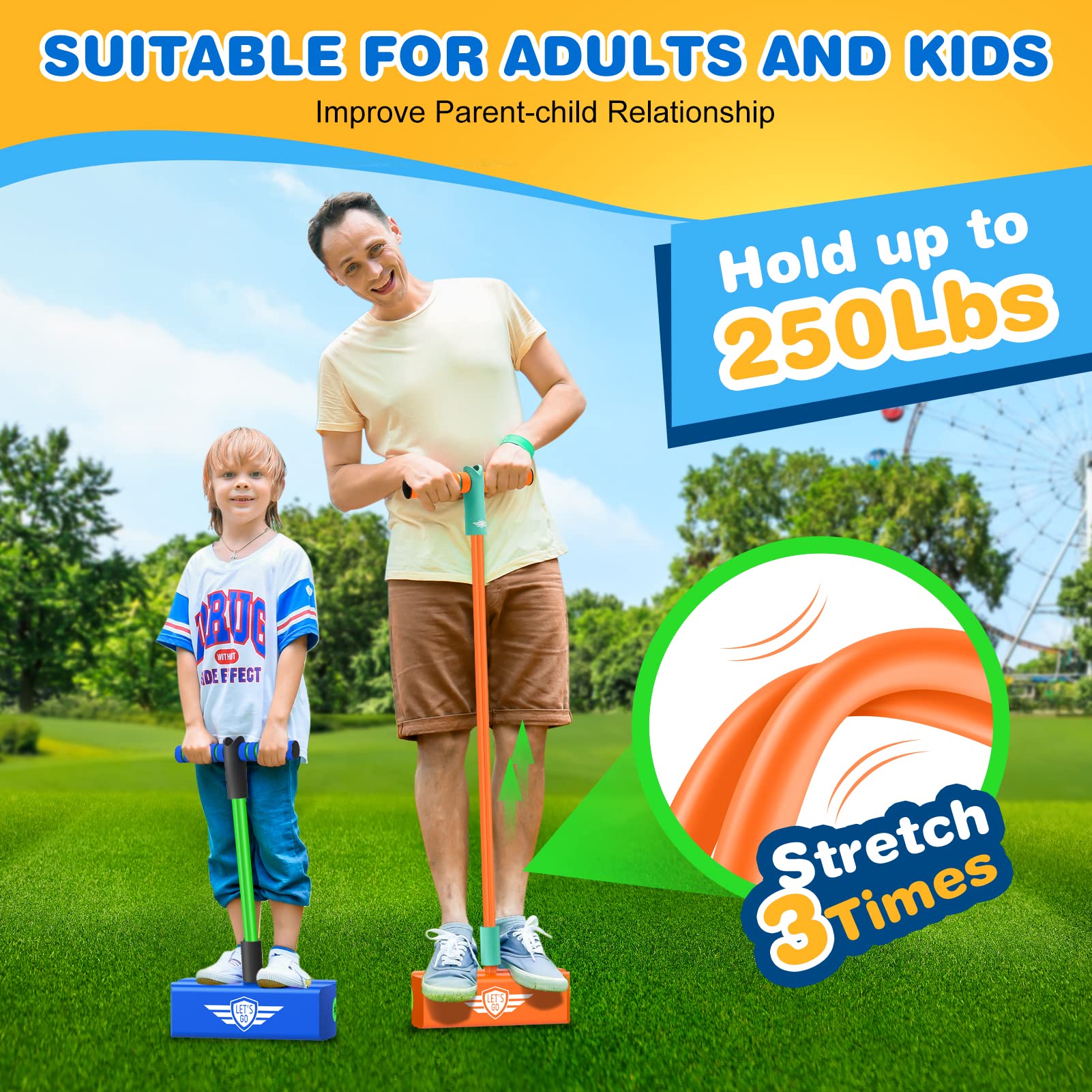 Toys For 3-12 Year Old Boys Girls, Foam Pogo Jumper For Kids Outdoor Toys Gifts For 3-12 Year Old Boys Pogo Stick For Kids Age 7