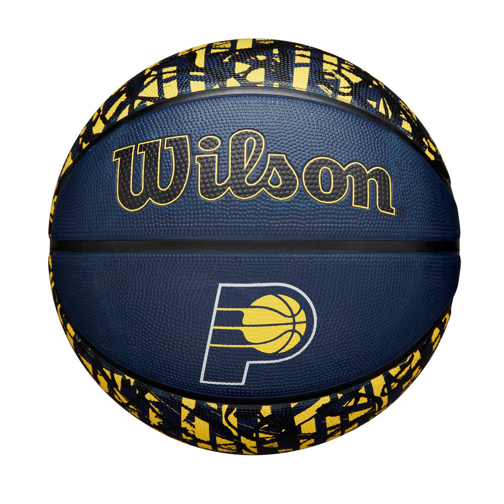 Wilson Nba Team Graffiti Basketball - Indiana Pacers, Size 7-29.5''
