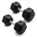 Cap Barbell 35 Lb Pair Coated Hex Dumbbell Weight