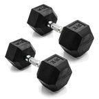 Cap Barbell 35 Lb Pair Coated Hex Dumbbell Weight