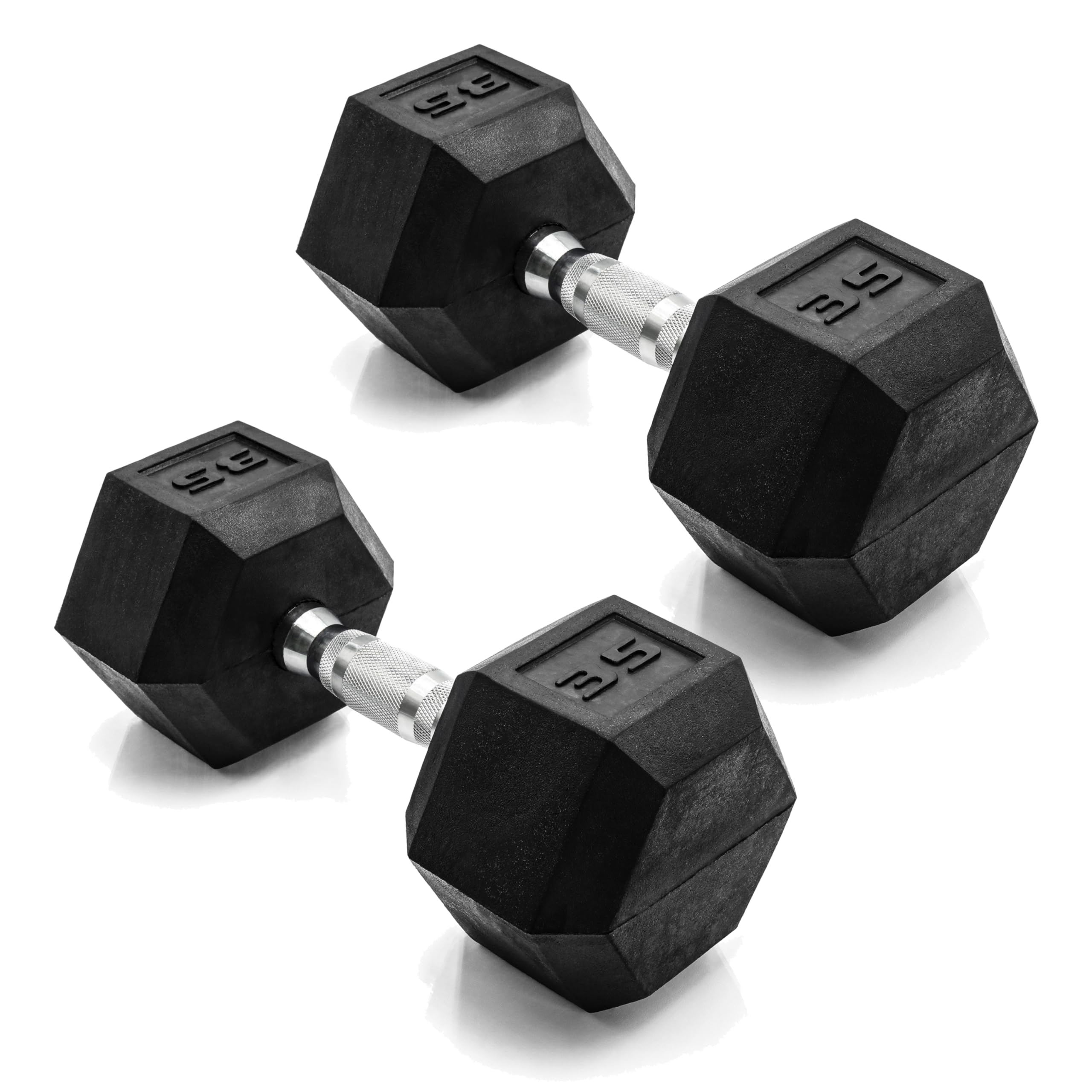 Cap Barbell 35 Lb Pair Coated Hex Dumbbell Weight