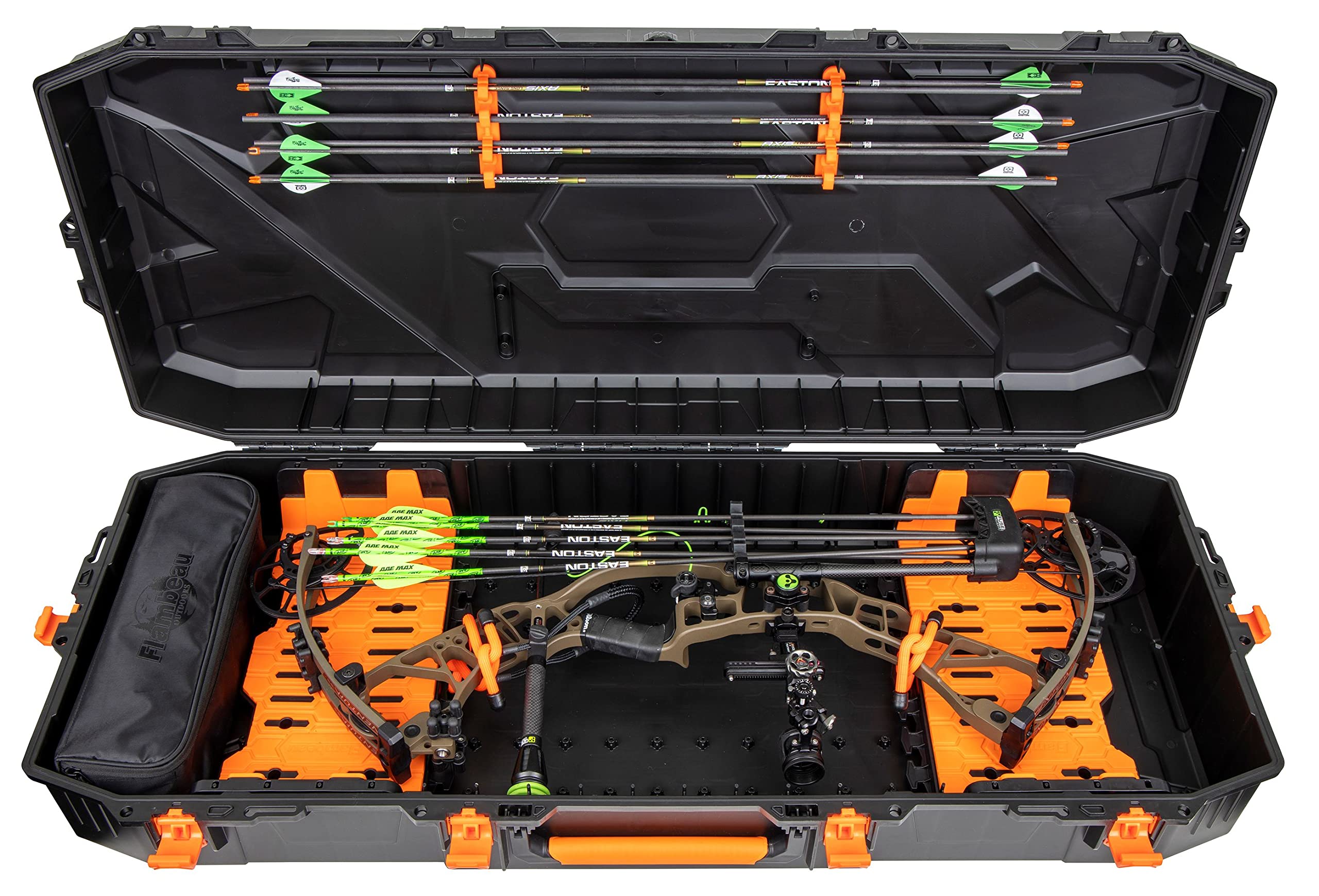 Flambeau Outdoors Formula Bow Case 30060X - Features A.B.S. Foamless Bow Security System, Free-Floats Critical Precision Compone