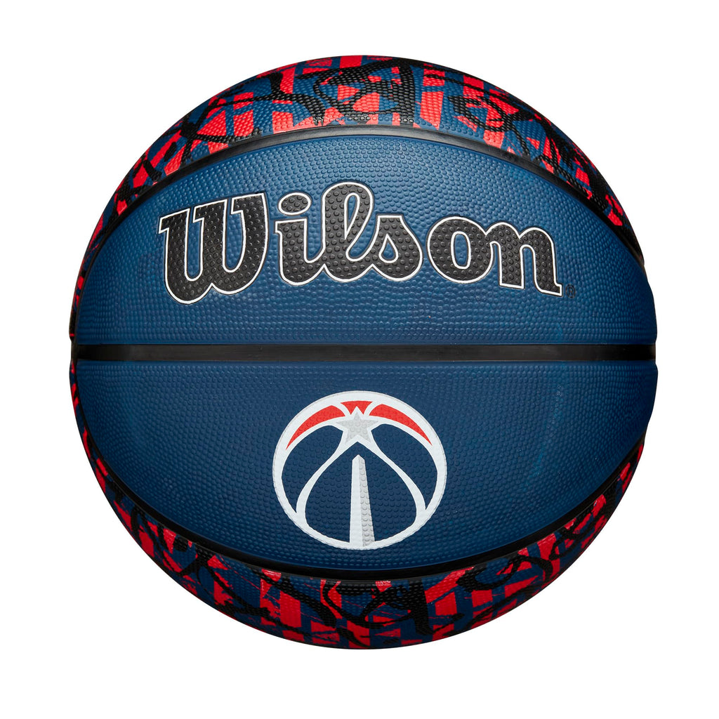 Wilson Nba Team Graffiti Basketball - Washington Wizards, Size 7-29.5''