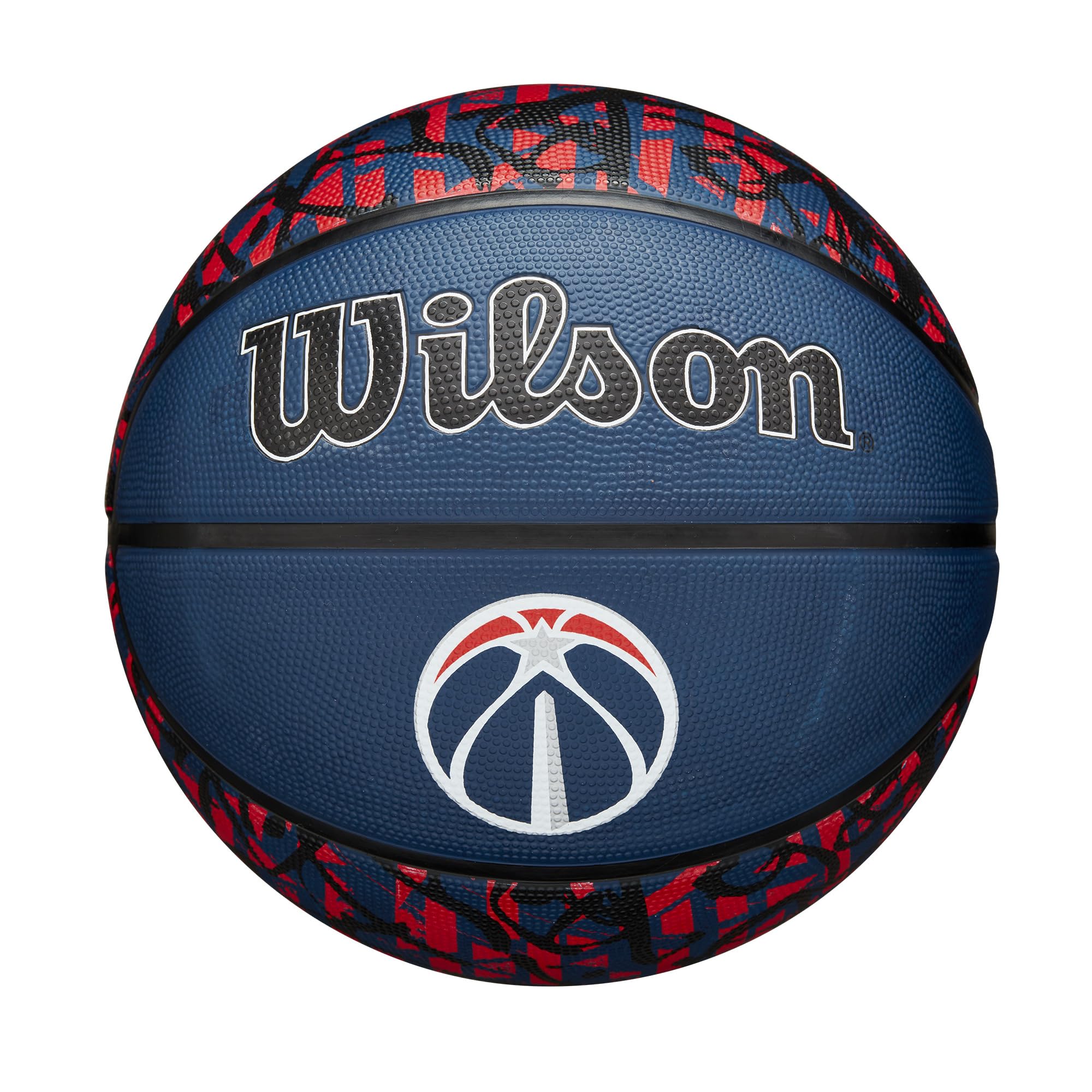 Wilson Nba Team Graffiti Basketball - Washington Wizards, Size 7-29.5''