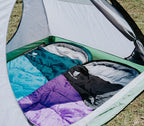 Geertop Camping Sleeping Bag, 3 Season Backpacking Sleeping Bag, Lightweight Portable Warm Cool Weather (Mint)