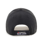'47 Men'S Toronto Blue Jays Black Mvp Adjustable Hat - One Size