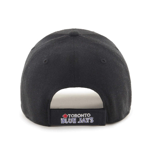 '47 Men'S Toronto Blue Jays Black Mvp Adjustable Hat - One Size