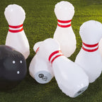 Hey! Play! Kids Giant Bowling Game Set - Inflatable Jumbo Bowling Pins And Ball For Outdoor And Indoor Use, For Children And Adu