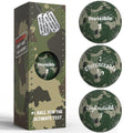 Shanker Camo Golf Balls - Funny Camouflage Prank Gift with Sayings (3-Pack) - The #1 Challenge in Golf - Novelty Gift for Golfer