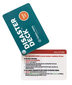 Disaster Deck - Kit Ready Emergency Survival Cards, Guide, Emergency Preparedness, Instructions For Disasters, Earthquake, Wildf