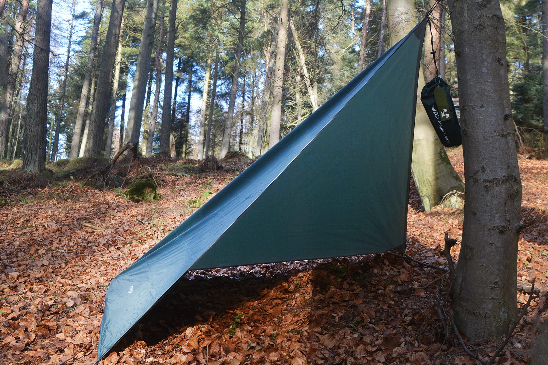 Dd Hammocks - Dd Magic Carpet Regular Size: 4.6Ft X 4.6Ft Fully Waterproof Compact Tarpaulin Rainfly For Ground Sheet Camping An