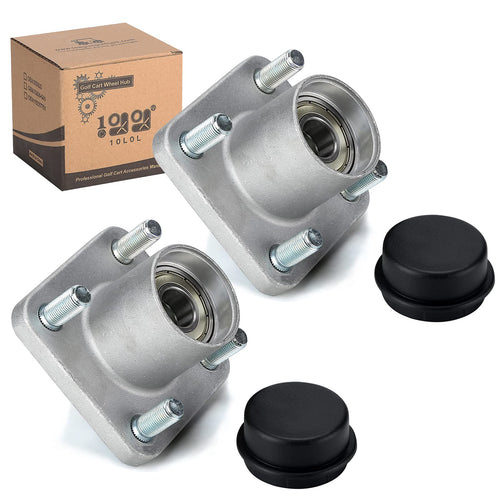 10L0L Golf Cart Front Wheel Hub Assembly With Hub Bearing/Oil Seal/Dust Cover For Club Car Ds&Precedent 2003-Up, Oem# 102357701(