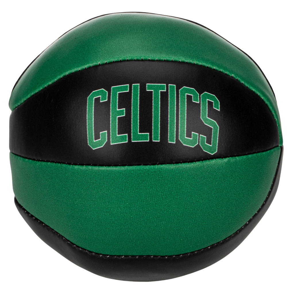 Franklin Sports Nba Boston Celtics Toy Basketballs - 2 Pack Of Kids Soft Mini Basketballs For Over The Door + Indoor Hoops - Nba