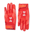Under Armour Boys' F9 Nitro Football Gloves, (600) Red/Beta/Metallic Silver, Medium