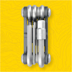 Topeak The Mini 9-Function Bicycle Tool - Tt2409 , Black/Silver, L X W X H 6.6 X 3.1 X 2Cm / 2.6    X 1.2    X 0.8
