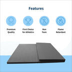 Envirolite Carpet Bonded Foam Folding Mats - Trifold Exercise Mat For Tumbling, Gymnastics, Wrestling, Martial Arts, Mma, Aerobi