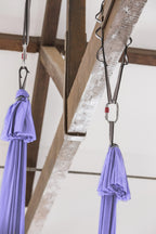 Pinc Active Silk Aerial Yoga Swing & Hammock Kit For Improved Yoga Inversions, Flexibility & Core Strength - Lilac