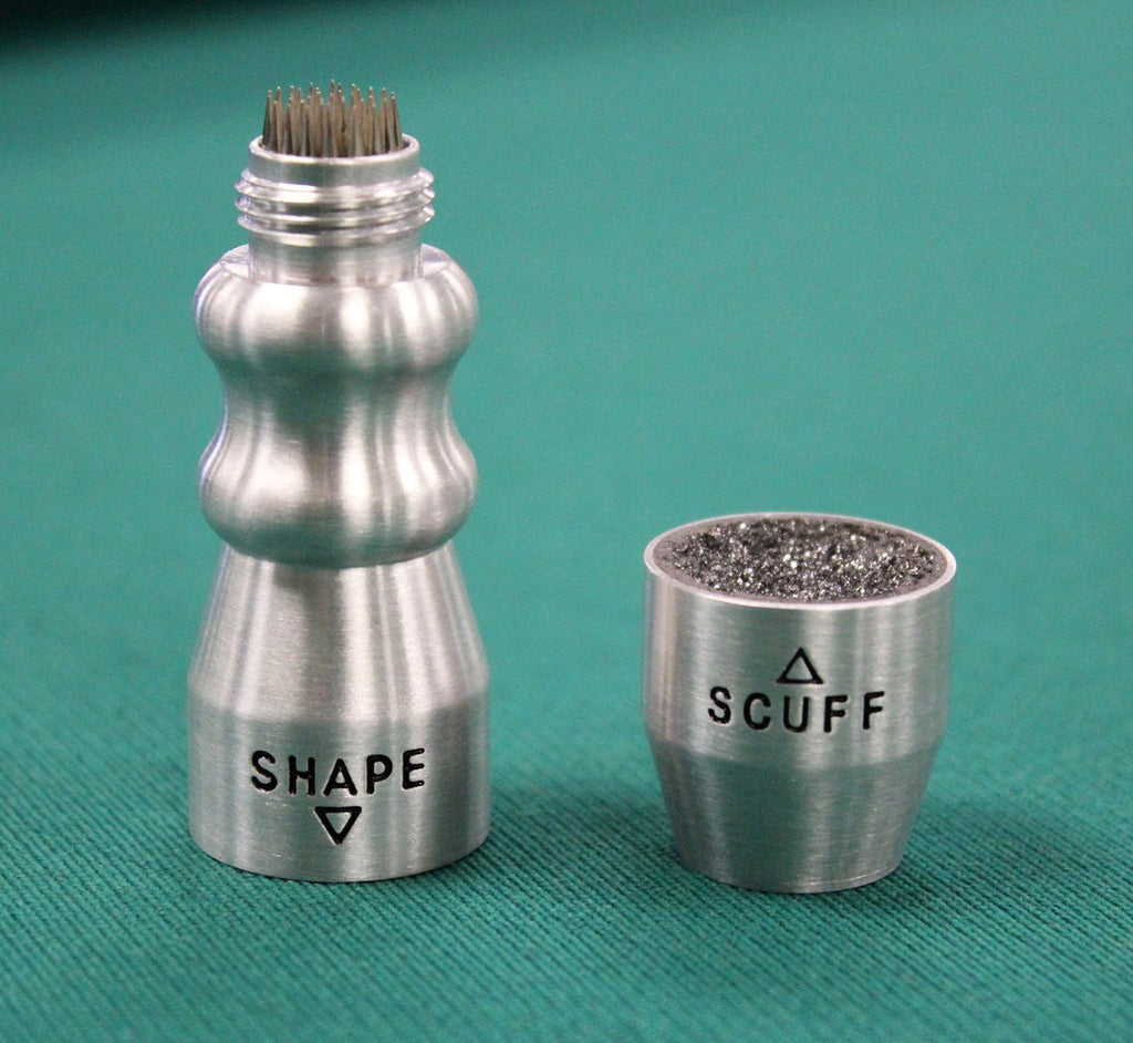 Cuetec Billiard/Pool Cue Accessory: Bowtie 3-In-1 Billiard Cue Tip Tool (Scuffer/Shaper/Aerator), Single Tool