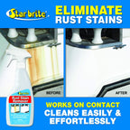 Star Brite Rust Stain Remover Spray - Instantly Dissolve Corrosion Stains On Fiberglass, Vinyl, Fabric, Metal & Painted Surfaces