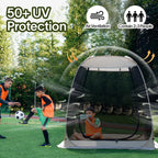 Alvantor Pop Up House Tent, Outdoor Canopy Tent With Uv Resistant, Easy Up Foldable Screen House For Camping Garden, Beige, 6 X6