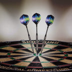 Elkadart Ultra Sonic 80% Tungsten Steel Tip Darts With Storage/Travel Case, 23 Grams,Black