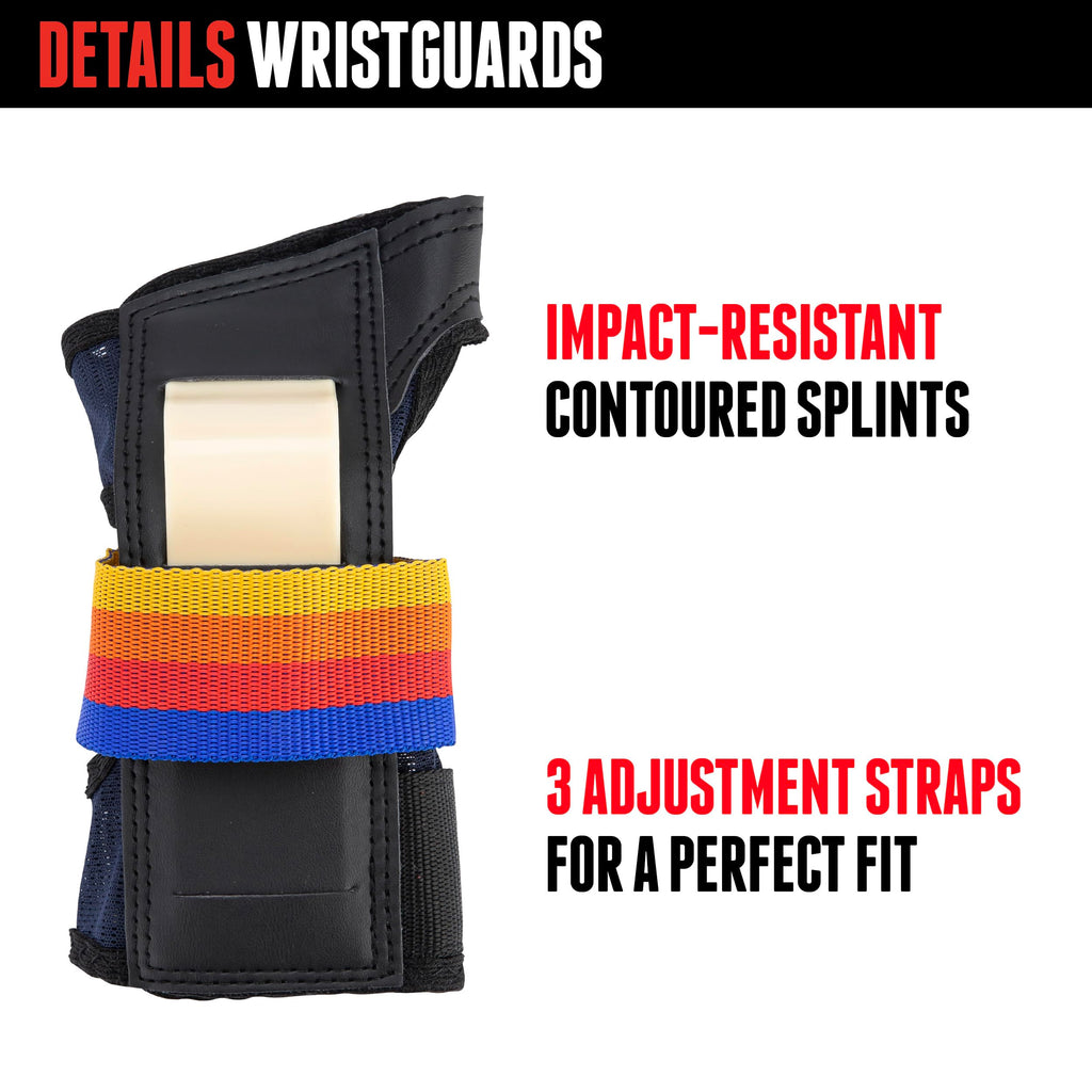 Triple Eight Saver Series 3-Pack Pad Set- Ideal for Skateboarding, in-line Skating, Roller Skating, and Biking