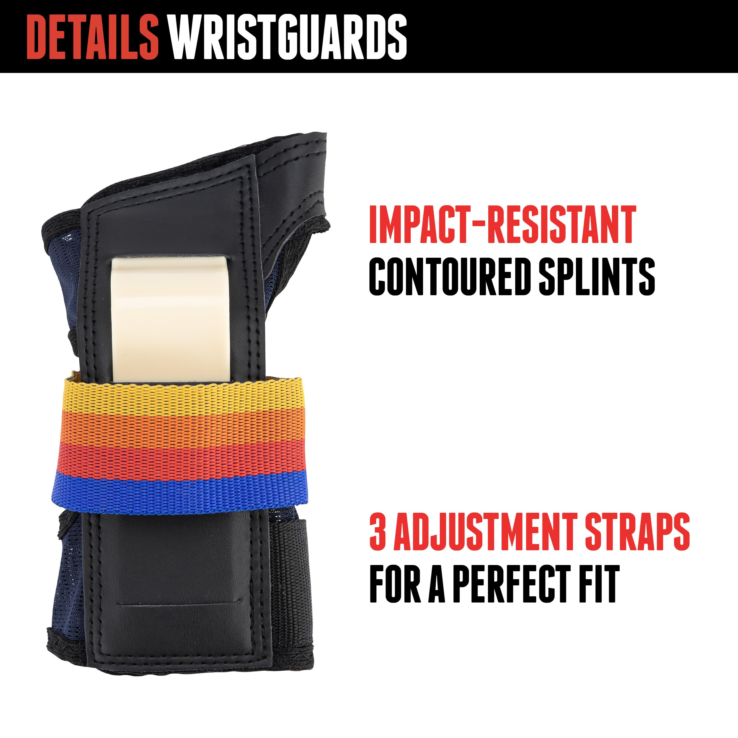 Triple Eight Saver Series 3-Pack Pad Set- Ideal for Skateboarding, in-line Skating, Roller Skating, and Biking