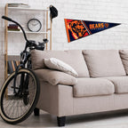 Rico Industries Nfl Football Chicago Bears Primary 12'' X 30'' Felt Wall D  Cor Pennant - Great For Home/Bed Room/Man Cave D  Co