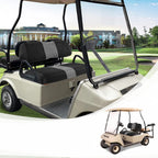 Samxomap 2Pcs Golf Cart Seat Covers Washable Breathable Air Mesh Cloth Adjustable Front Seat Cover Fit Like Gloves For Club Car 