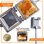 Palmer Cast Iron Long Handle Sandwich Toaster