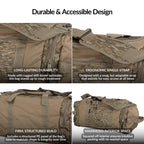 Drake Waterfowl Hunting Travel Duffle Bag, Bottomland, Medium