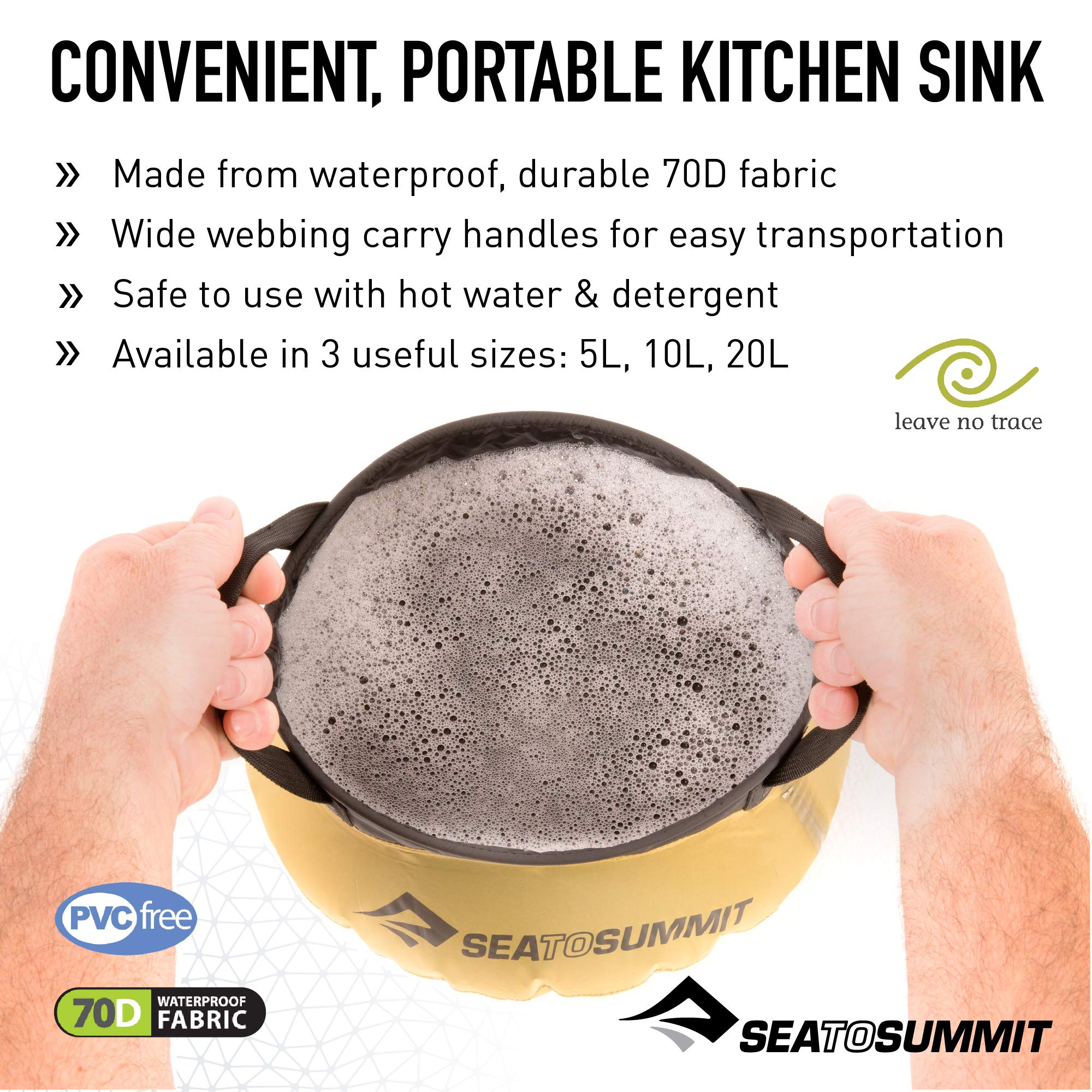Sea To Summit Collapsible Kitchen Sink, 5 Liter