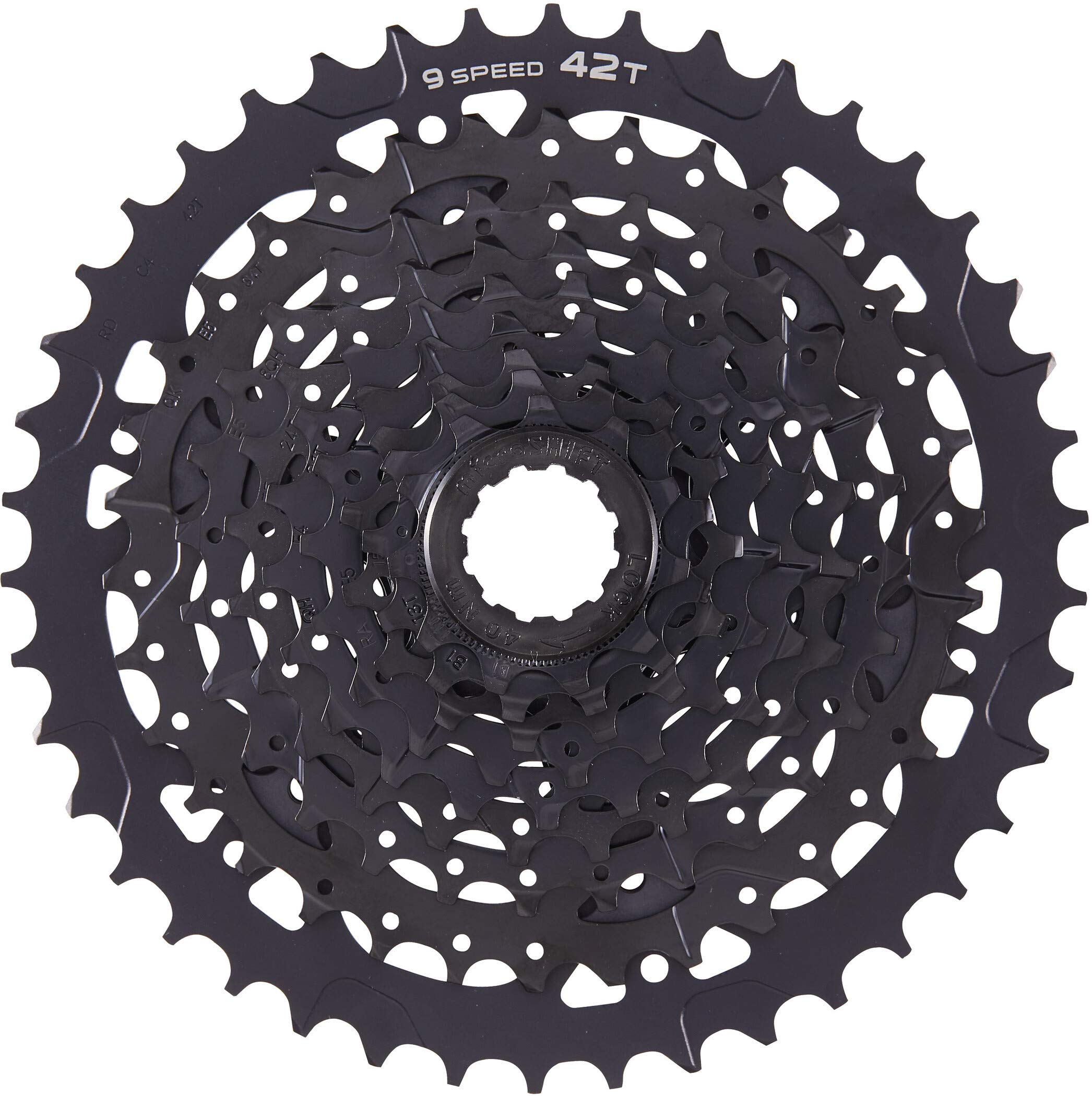 Microshift Advent Cassette 11-42T 9-Speed Black Ed Coated