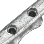 Attwood 12102L3 Cast Iron Cleat - 8 In. Long, 1 1/8 In. Wide, 1 5/8 In. High, Requires Two (2) 3/8-In. Fasteners, Silver