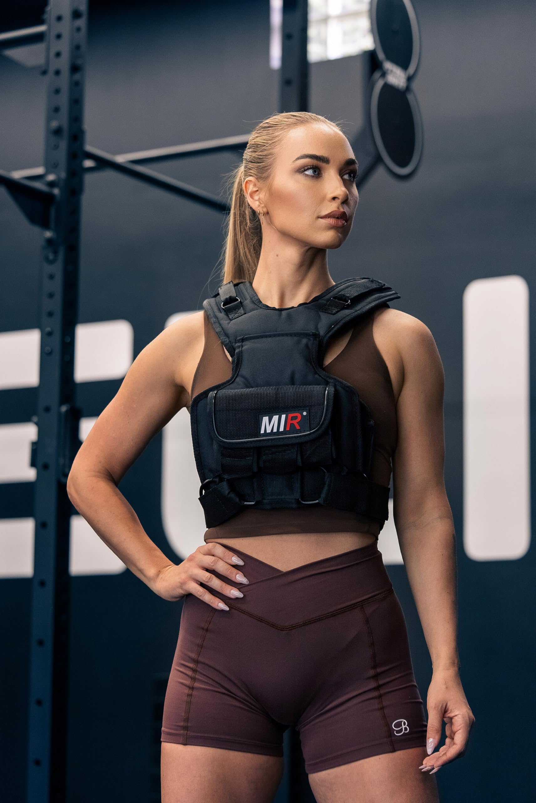 MIR 30lbs Women Adjustable Weighted Vest,Black