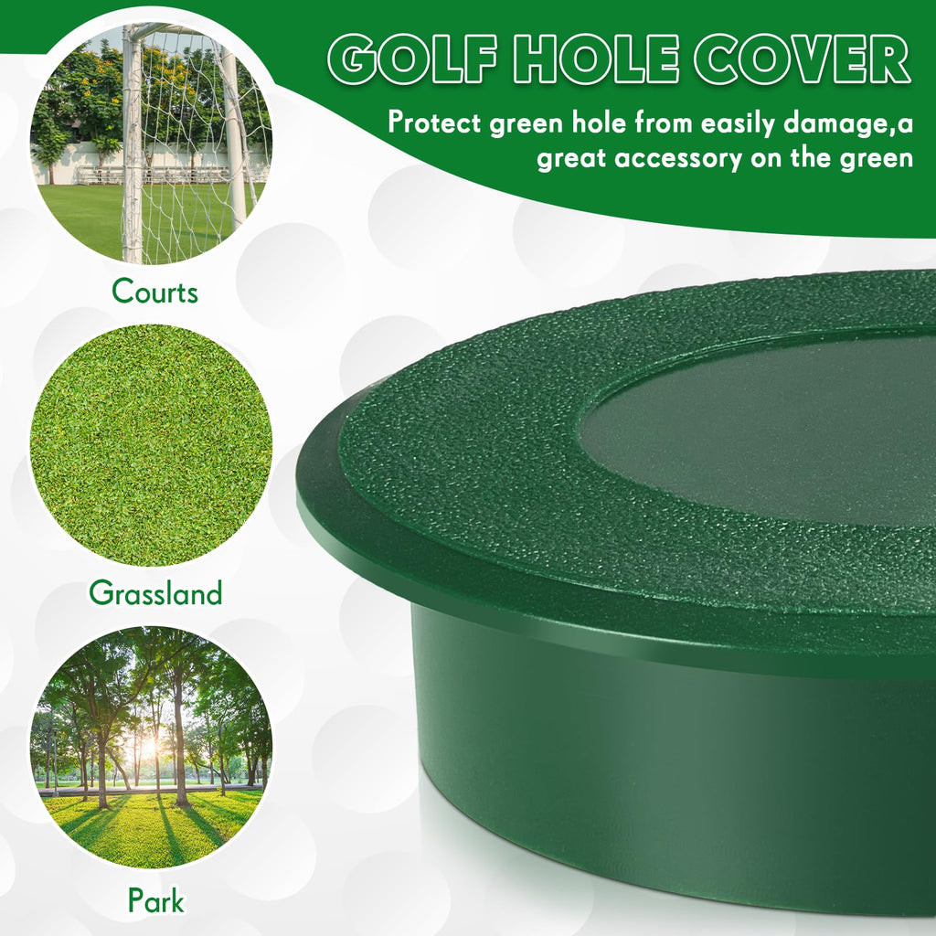 Glimin Golf Cup Cover Golf Hole Putting Green Cup Golf Practice Training Aids Hole Covers For Yard Garden Backyard Game Ball Out